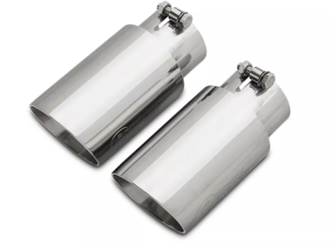 Axle Back Exhaust 15-23 Mustang V6 and Ecoboost Split Rear Dual Exit 3 in Polished Tips Hardware Included Polished 304 Stainless Steel Pypes Exhaust