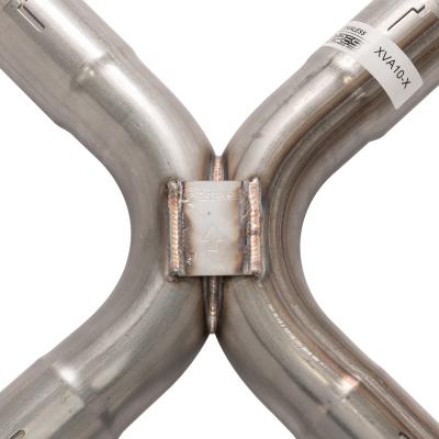 1965-70 Chevy Impala  X-Pipe Crossmember Back Exhaust 409 SS Rear Exit No Mufflers Pypes Performance Exhaust