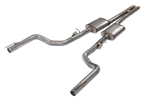 3 Inch Cat Back Exhaust W/ H Pipe 15-23 Challenger 6.4LW/ Violator Muffler Pypes Exhaust