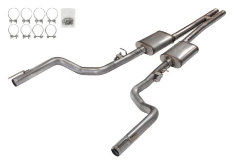 2015-23 Charger SRT 3 Inch H pipe Exhaust With Violator Muffler SMC42V