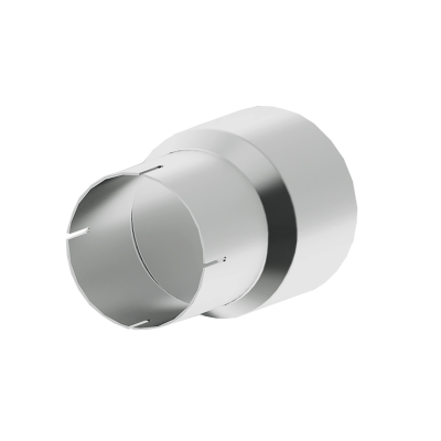 4 Inch ID To 5 Inch OD 7 Inch Length Exhaust Pipe Adapter T409 Stainless Steel MBRP