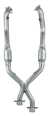 1999-2004 Mustang X-Pipe Exhaust Kit High Flow Catalytic Converters 409 Stainless Steel Designed for V8 Applications Pypes Performance Exhaust