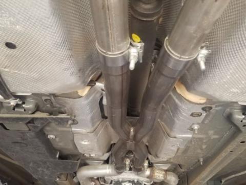 2015-2024 Mustang Resonator Delete X-Pipe Exhaust Kit 409 Stainless Pypes Performance Exhaust