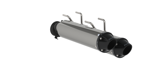 Stacked Dual Slip On Exhaust Pipe Performance Series For 15-19 Arctic Cat WildCat X Models MBRP