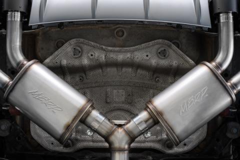 Audi 3 Inch Cat back Carbon Fiber Tips Armor Pro Series For 15-20 Audi S3 MBRP