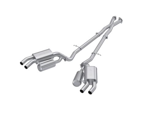 Kia 2.5 Inch Cat Back Exhaust System Dual Rear Exit For 18-21 Kia Stinger 3.3L RWD/AWD Armor Lite MBRP