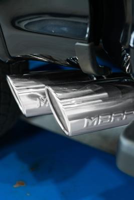 3 Inch Cat Back Exhaust System Pre-Axle Dual Outlet T304 Stainless Steel Street Version For 15-20 Ford F-150 MBRP