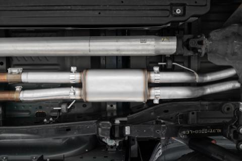 3 Inch Exhaust Resonator Back Dual Rear Exit T409 Stainless Steel For 17-20 Ford F-150 Raptor 3.5L EcoBoost MBRP