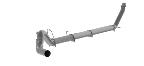 Dodge 5 Inch Single Side Turbo No Muffler Armor Lite For 98-02 Dodge Ram 2500/3500 Cummins MBRP