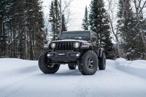 21-23 Jeep Gladiator Armor Plus Series T409 Stainless Steel 3 Inch Filter Back Rear Turn Down Exhaust System MBRP