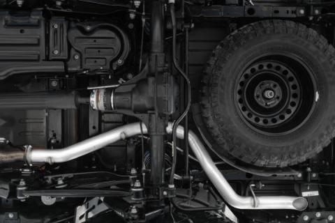 21-23 Jeep Gladiator Armor Plus Series T409 Stainless Steel 3 Inch Filter Back Rear Turn Down Exhaust System MBRP