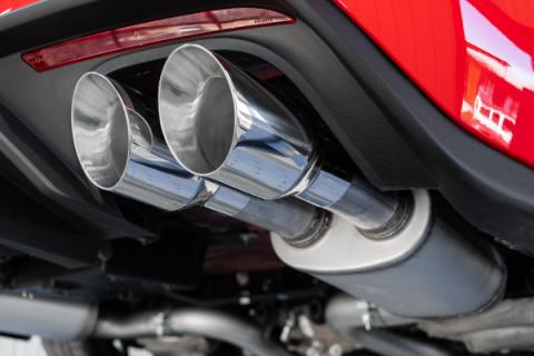 3 Inch Cat Back Exhaust System For 18-23 Ford Mustang GT 5.0L With Quad 4 Inch Dual Wall Tips Street Version T304 Stainless Steel MBRP