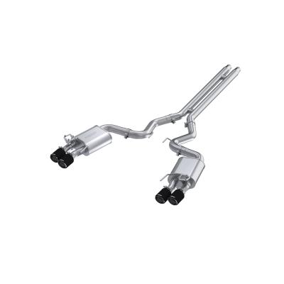 MBRP 3 Inch Cat-Back Active Exhaust With Carbon Fiber Tips Armor Pro Series For 18-23 Ford Mustang GT 5.0L MBRP