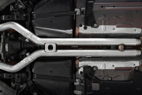 MBRP 3 Inch Cat-Back Active Exhaust With Carbon Fiber Tips Armor Pro Series For 18-23 Ford Mustang GT 5.0L MBRP