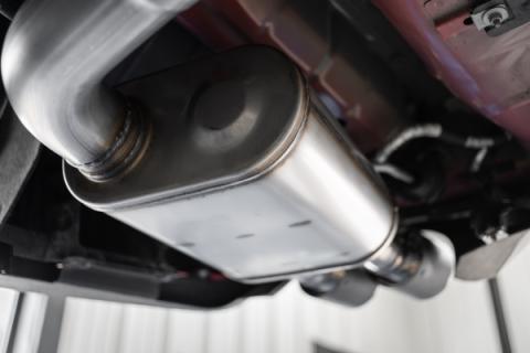 MBRP 3 Inch Cat-Back Active Exhaust With Carbon Fiber Tips Armor Pro Series For 18-23 Ford Mustang GT 5.0L MBRP