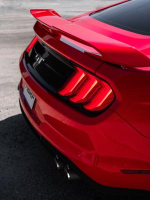 MBRP 3 Inch Cat-Back Active Exhaust With Carbon Fiber Tips Armor Pro Series For 18-23 Ford Mustang GT 5.0L MBRP