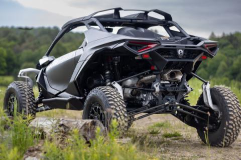 2024-Up Can-Am Maverick R Performance Series 3 Inch Single Slip-on Turbo Back Exhaust System MBRP