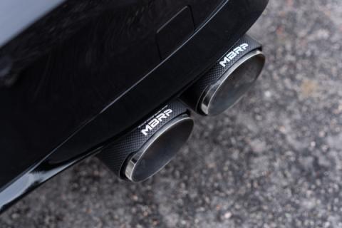 2022-Up Volkswagen Golf R MK8 T304 Stainless Steel 3 Inch Cat-Back 2.5 Inch Quad Rear Exit with Carbon Fiber Tips Active Exhaust MBRP