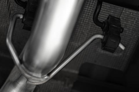 2023-Up Colorado/Canyon 2.7L Black-Coated Aluminized Steel 3 Inch Cat-Back Exhaust Single Side Exit with Tip Armor BLK MBRP