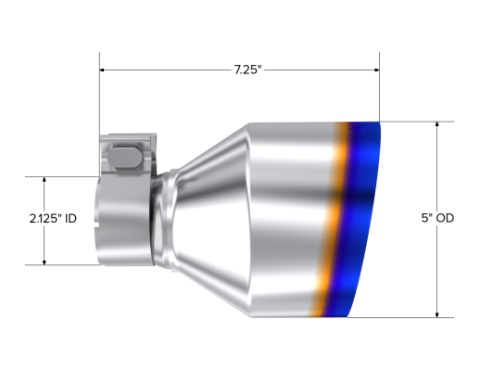 2017-Up Subaru/ Toyota BRZ/GR86 Burnt End 5 Inch OD Tip Sold In Pairs MBRP