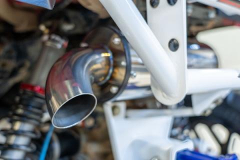 5 inch Single Slip-on Exhaust 11-Up Polaris Sportsman Performance Series MBRP