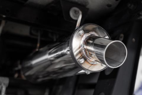 4.0 Inch Slip-on Muffler Assembly 2010 Polaris Ranger 500EFI and 10-17 Polaris Ranger 800 MBRP