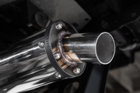 4.0 Inch Slip-on Muffler Assembly 2010 Polaris Ranger 500EFI and 10-17 Polaris Ranger 800 MBRP