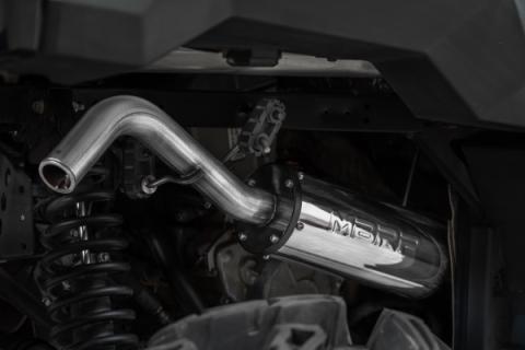 2018-Up Polaris Ranger XP 1000/ Ranger Crew XP 1000 5 Inch Single Slip-on Muffler Assembly Performance Series MBRP