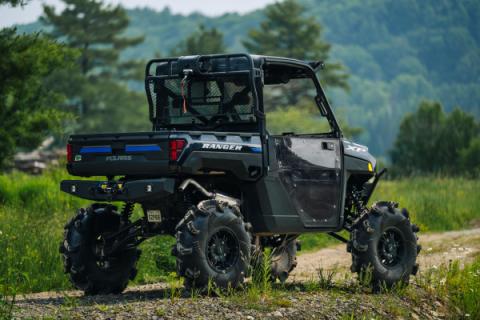 2018-Up Polaris Ranger XP 1000/ Ranger Crew XP 1000 5 Inch Single Slip-on Muffler Assembly Performance Series MBRP