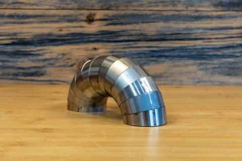 Universal T304 Stainless Steel 2 Inch Diameter 180 Degree Pie Cut Kit MBRP