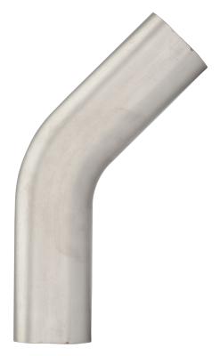 3 Inch Oval 45 Degree Horizontal Exhaust Bend 304 Stainless Steel Low-Profile Ground Clearance Pypes Performance Exhaust