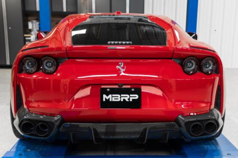 12-21 Ferrari 812SF/ 812GTS F12 6.3L/6.5L V12 70mm X-Pipe Kit T304 Stainless Steel MBRP