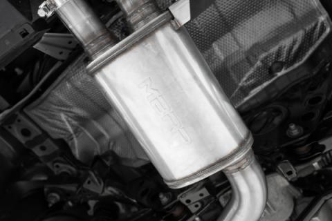 2023-Up Toyota Corolla GR 1.6L Armor Pro T304 Stainless Steel 3 Inch Cat-Back Dual Center Rear Exit with Burnt End Tips MBRP