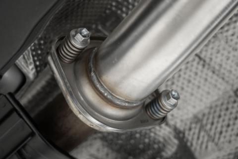 2023-Up Toyota Corolla GR 1.6L Armor Pro T304 Stainless Steel 3 Inch Cat-Back Dual Center Rear Exit with Carbon Fiber Tips MBRP