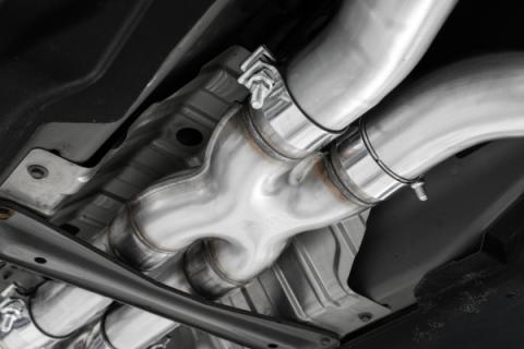 2016-2024 Infiniti Q50 3.0L 3 Inch Cat-Back Dual Split Rear Exit Tour Version T304 Stainless Steel MBRP