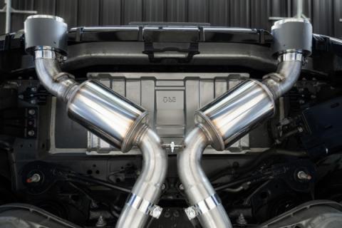 2023-Up Nissan Z 3.0L Armor Pro 3 Inch Cat-Back Dual Rear Exit T304 with Carbon Fiber Tips MBRP