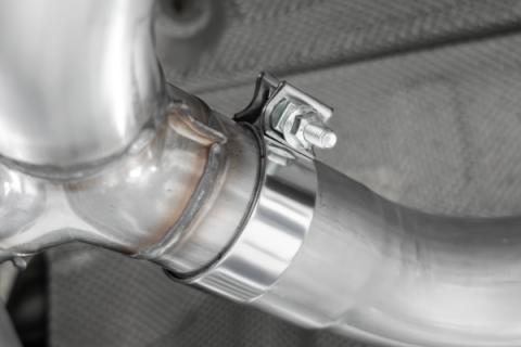 2017-2021 BMW M240i 3.0L 3.0 Inch Axle-Back Dual Rear Exit T304 Stainless Steel with Carbon Fiber Tips MBRP