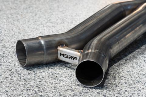 2021-Up BMW M4 G82/ M3 G80 3.0L Coupe and Sedan T304 Stainless Steel 3 Inch Resonator Bypass X-Pipe MBRP