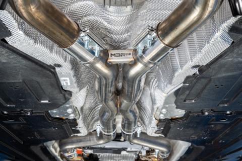 2021-Up BMW M4 G82/ M3 G80 3.0L Coupe and Sedan T304 Stainless Steel 3 Inch Resonator Bypass X-Pipe MBRP
