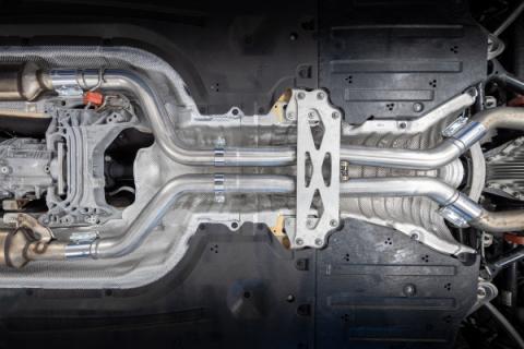 2023-2024 BMW M2 G87 3.0L Armor Pro T304 Stainless Steel 3-Inch Resonator Bypass MBRP