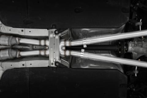 2022-2024 Kia Stinger 3.3L AWD/RWD 2.5 Inch Cat-Back Dual Split Rear Quad Outlet T304 Stainless Steel Active Exhaust MBRP