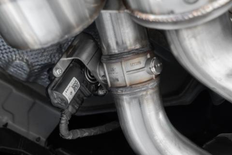 2022-2024 Kia Stinger 3.3L AWD/RWD 2.5 Inch Cat-Back Dual Split Rear Quad Outlet T304 Stainless Steel Active Exhaust MBRP