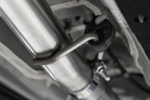 2022-2025 Hyundai Elantra N 2.0L Turbo Armor Pro T304 Stainless Steel 3 Inch Cat-Back Dual Split Rear with Carbon Fiber Tips Active MBRP