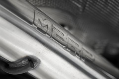 22-Up Kia Forte GT 1.6L Turbo T304 Stainless Steel 2.5 Inch Axle-Back Dual Split Rear with Quad Carbon Fiber Tips Armor Pro MBRP