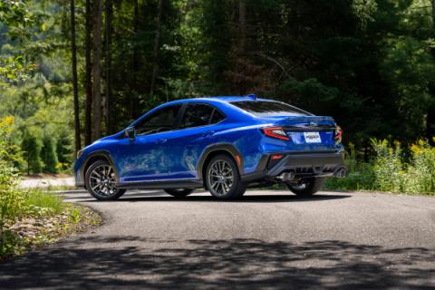 22-Up Subaru WRX 2.4L T304 Stainless Steel 3 Inch Cat-Back Dual Split Rear Quad Tips Race Profile MBRP