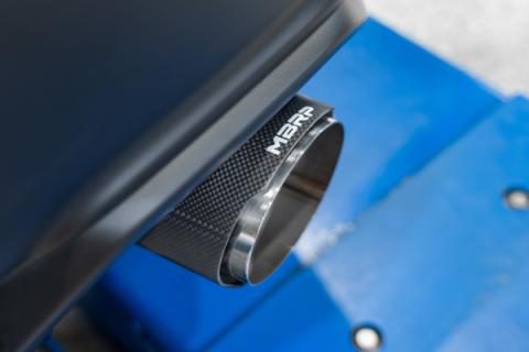 22-Up Subaru WRX 2.4L T304 Stainless Steel 3 Inch Cat-Back Single Rear Exit Carbon Fiber Tip MBRP