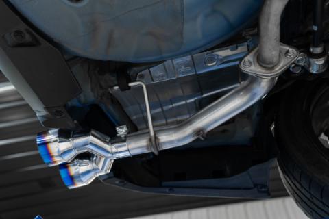 22-Up Subaru WRX 2.4L T304 Stainless Steel 2.5 Inch Axle-back Dual Split Rear Quad CF Tips MBRP