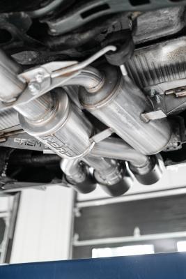 2017-2021 Honda Civic Type R 2.0L T304 Stainless Steel 3 Inch Cat-Back Triple Rear Outlet Burnt End Tips MBRP