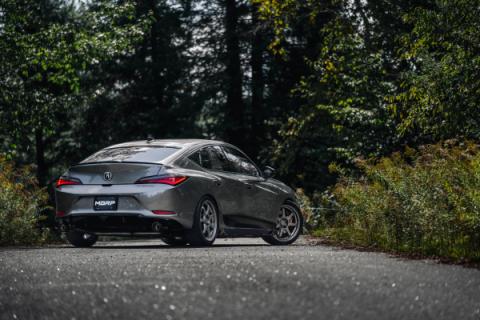 23-Up Acura Integra 1.5L and 22-Up Honda Civic SI 1.5L Armor Pro T304SS, 3 Inch Cat-Back, 2.5 Inch Dual Split Rear with Burnt End Tips MBRP