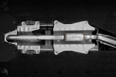 23-Up Acura Integra 1.5L and 22-Up Honda Civic SI 1.5L Armor Pro T304SS, 3 Inch Cat-Back, 2.5 Inch Dual Split Rear with CF Tips MBRP